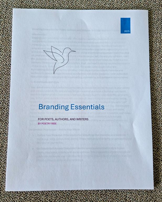 The Writer’s Brand Kit - A 15-page guide + workbook for poets, authors, and writers