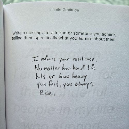 Infinite Gratitude Journal - Prompts, Quotes, Affirmations