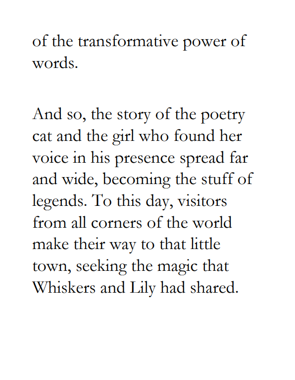 Printable Texts for Blackout Poetry - Poetry Cat PDF