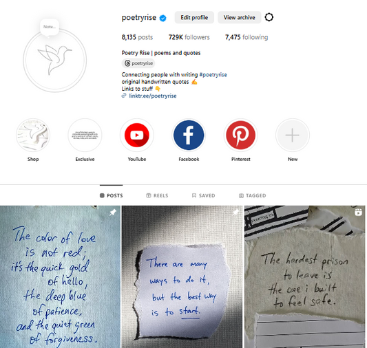 Feature Your Work on a Top Poetry Instagram Account